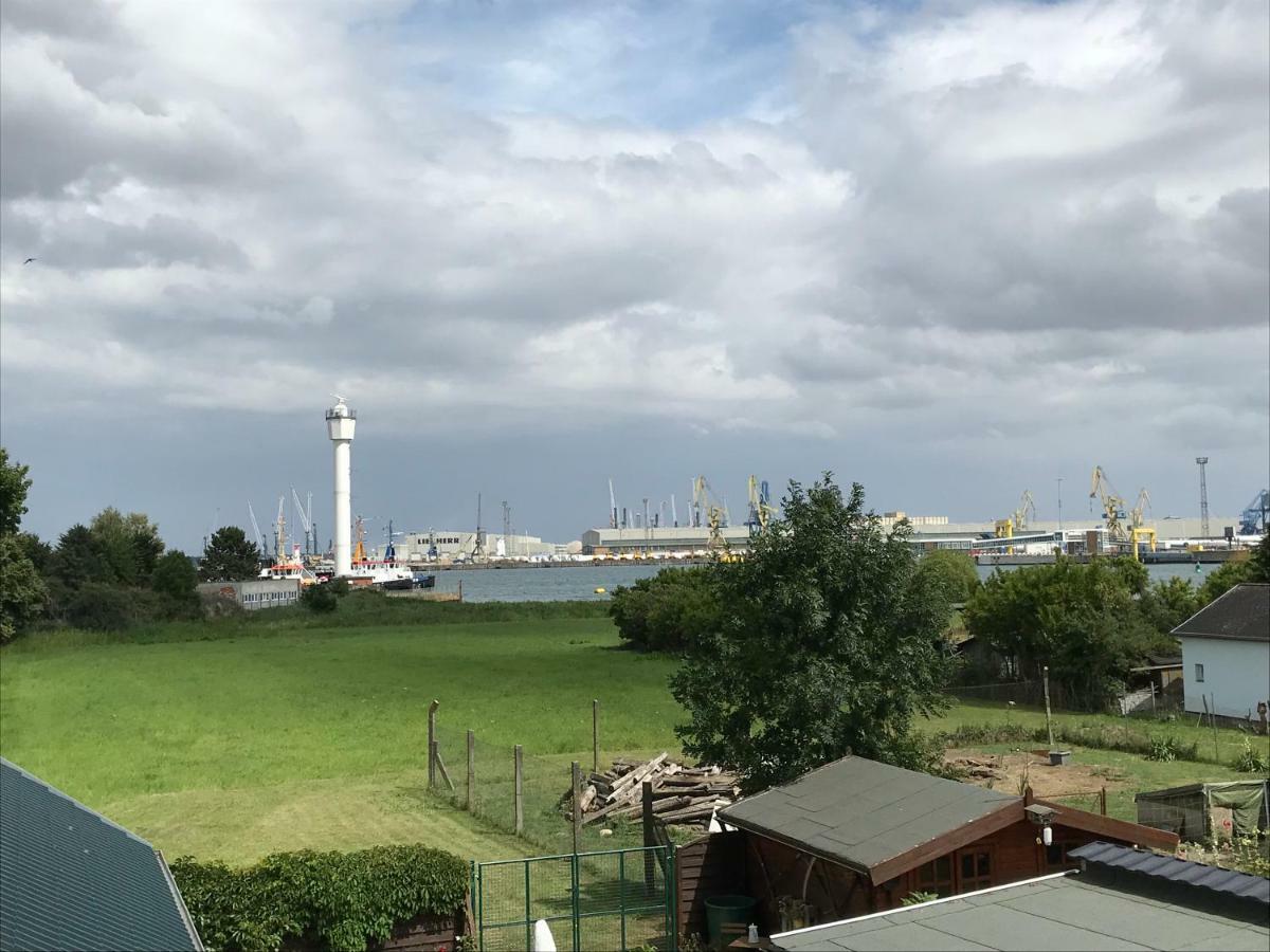 Ferienwohnung Mit Warnowblick Rostock Buitenkant foto